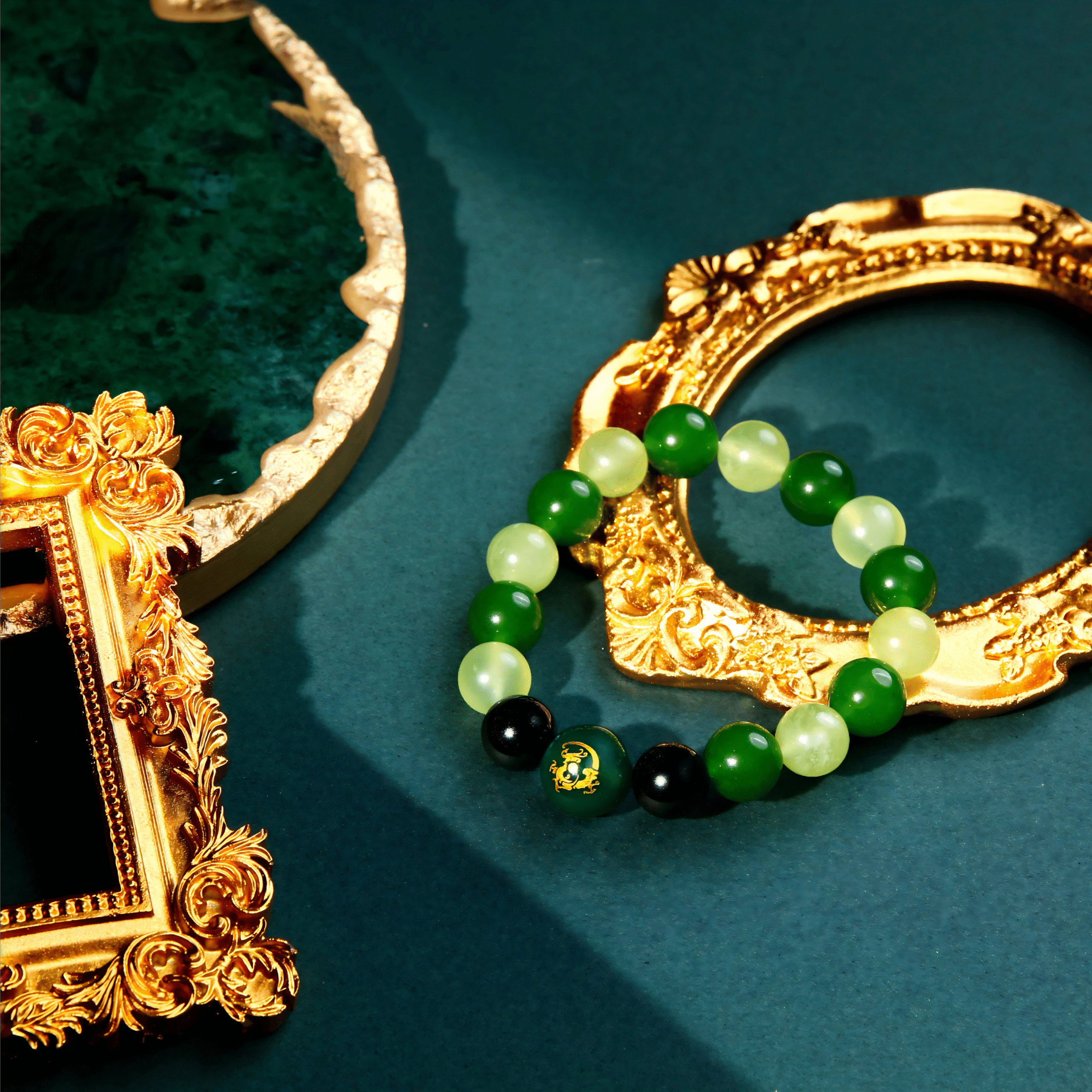 FengShui & Luck Five Elements Wood Element Mythical Beast Bracelet 2 FengShui & Luck Five Elements Wood Element Mythical Beast Bracelet - Image 2