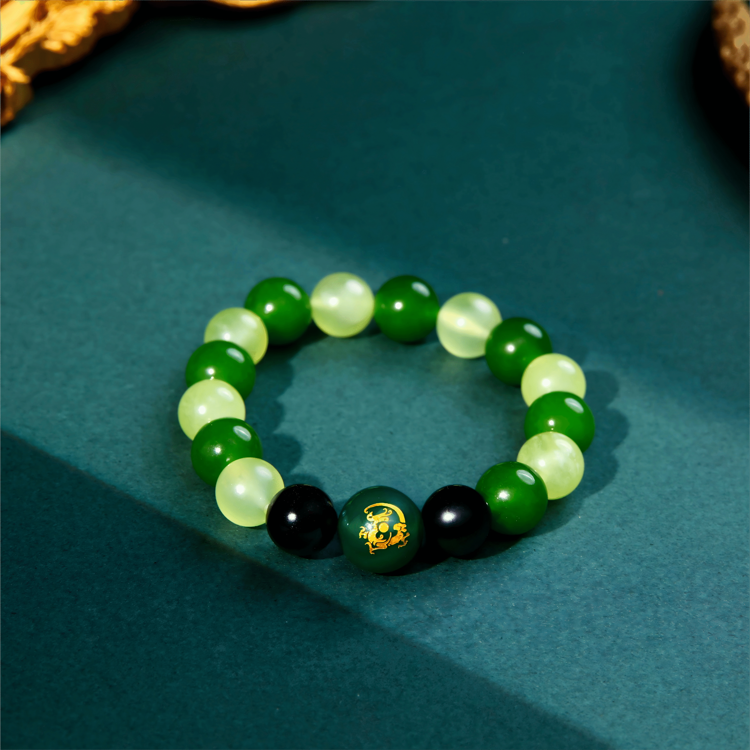 FengShui & Luck Five Elements Wood Element Mythical Beast Bracelet 3 FengShui & Luck Five Elements Wood Element Mythical Beast Bracelet - Image 3