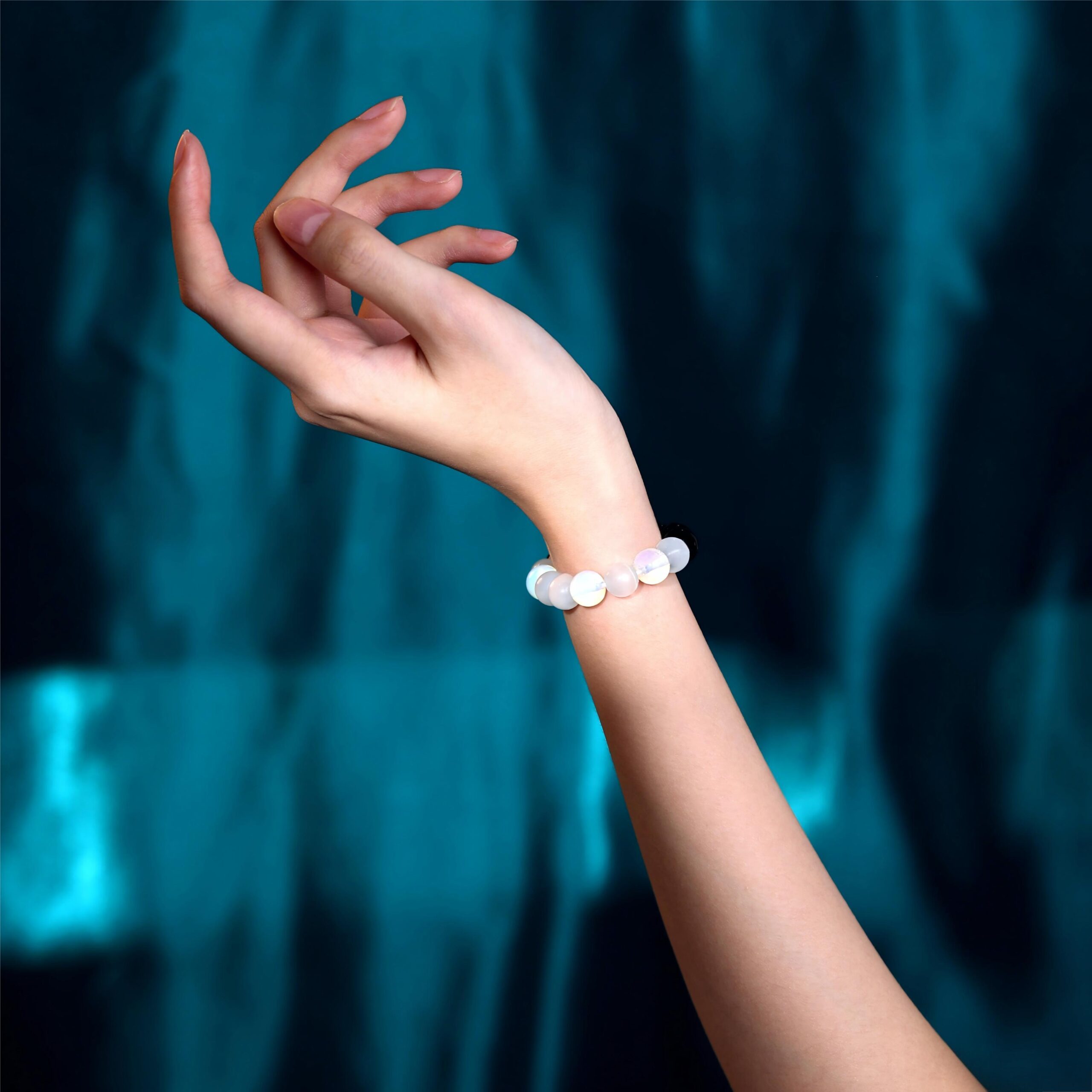 FengShui & Luck Five Elements Golden Obsidian Metal Bracelet 4 FengShui & Luck Five Elements Golden Obsidian Metal Bracelet - Image 4